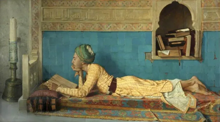 Young Emir Studying