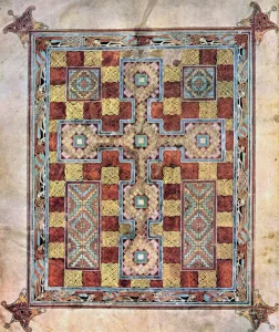Lindisfarne Gospels — public domain / Wikimedia Commons