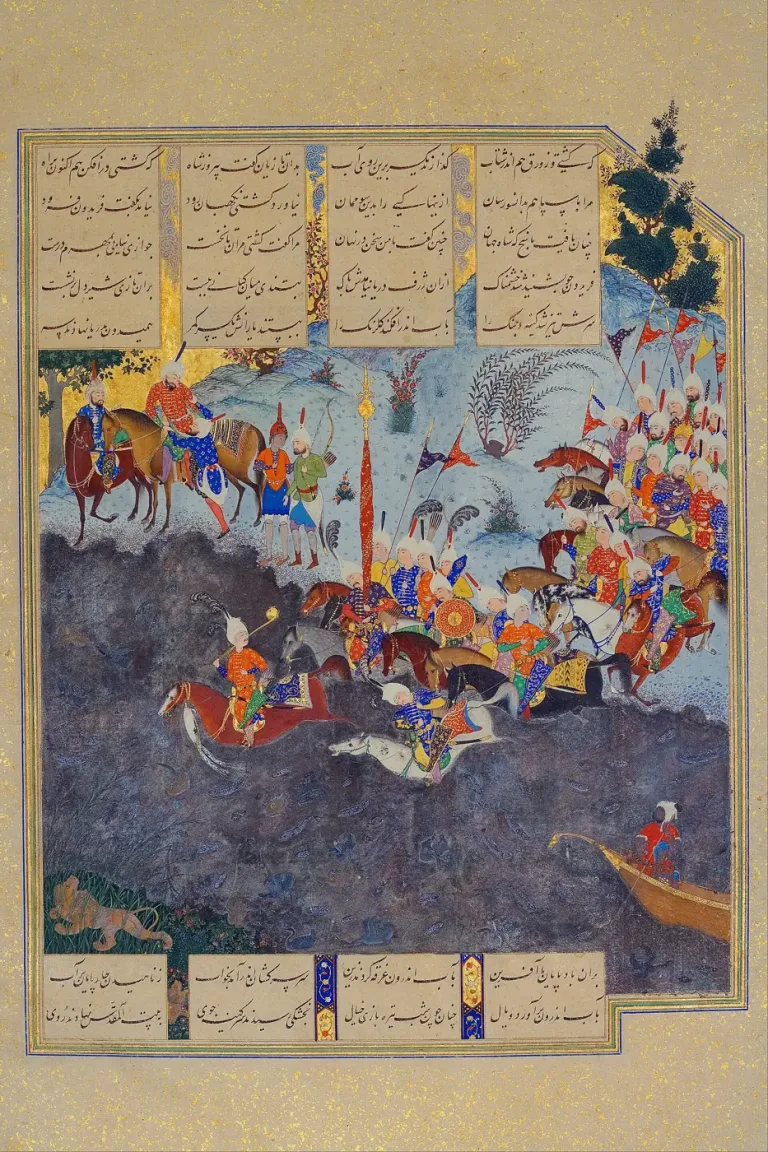 Shahnameh of Shah Tahmasp — public domain / Wikimedia Commons